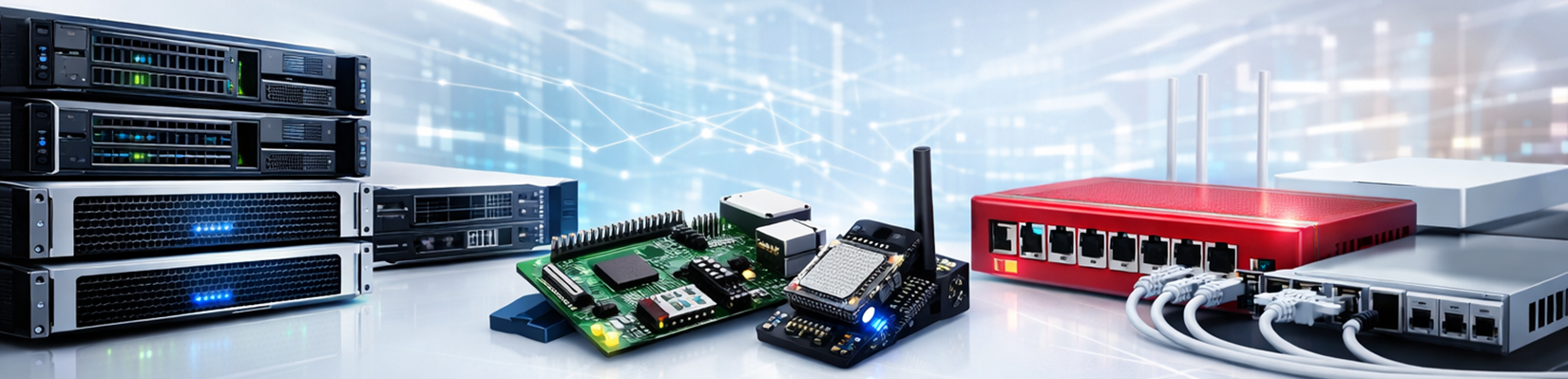 Imagine Hero cu produse tehnologice