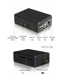 Carcasa pentru Raspberry Pi 5 model B
